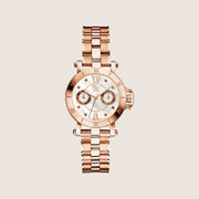 GC Ladies Femme Rose Gold Mother Of Pearl Dial Day Date Swiss Watch X74008L1S