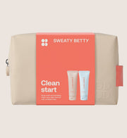 Sweaty Betty Clean Start Wash Bag Bath & Body Gift Set For Her