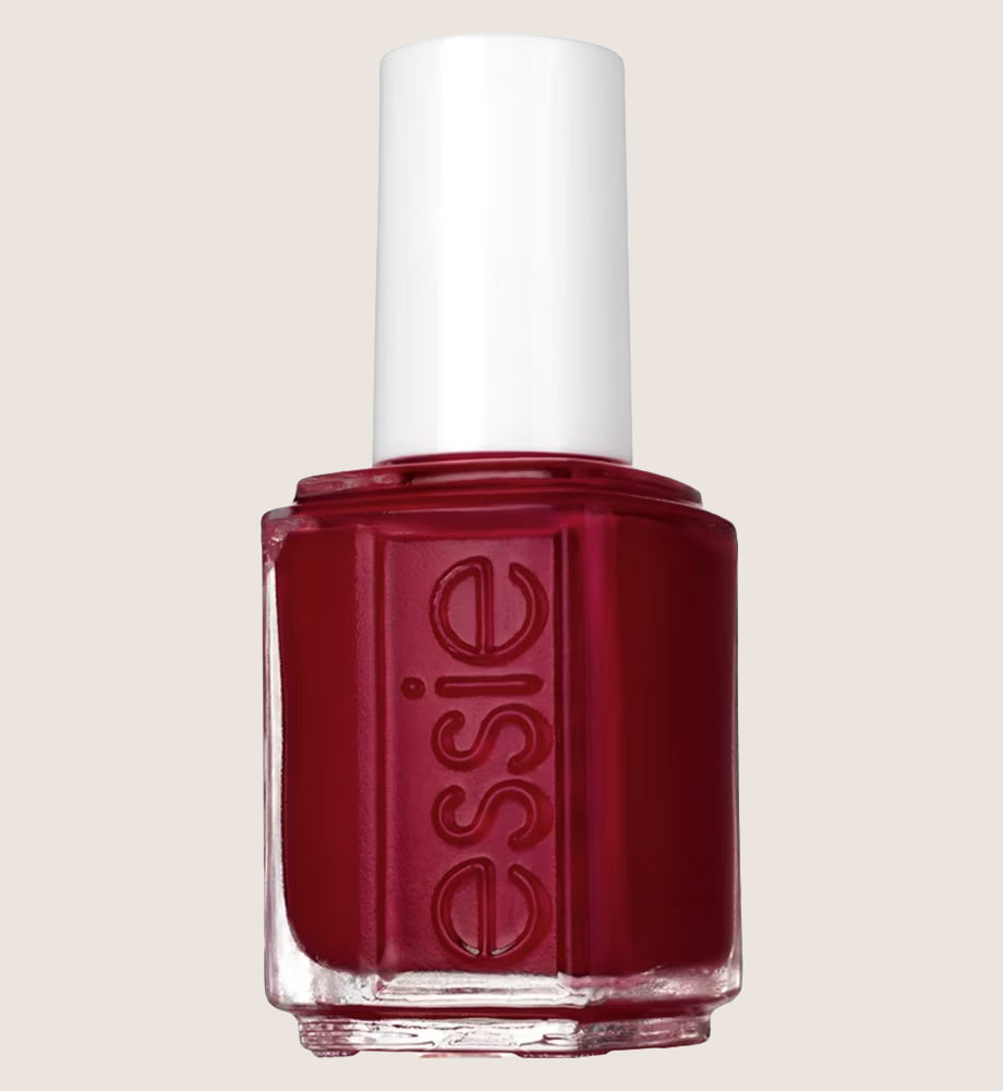 Essie Nail Polish 427 Maki Me Happy Deep Dark Red Colour, High Shine and High Coverage Nail Polish Premium Quality 13.5 ml