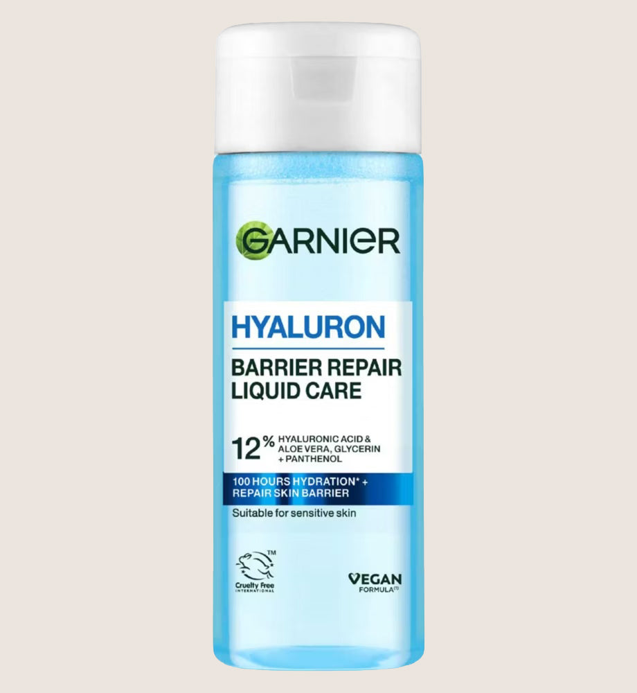 Garnier Hyaluron Barrier Repair Liquid Care, 12% Glycerin & Panthenol, Aloe Vera & Hyaluronic Acid With Hyaluronic Acid