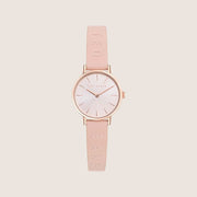 Ted Baker Ladies Staciie Rose Gold Pink Leather Strap Watch BKPSTF402