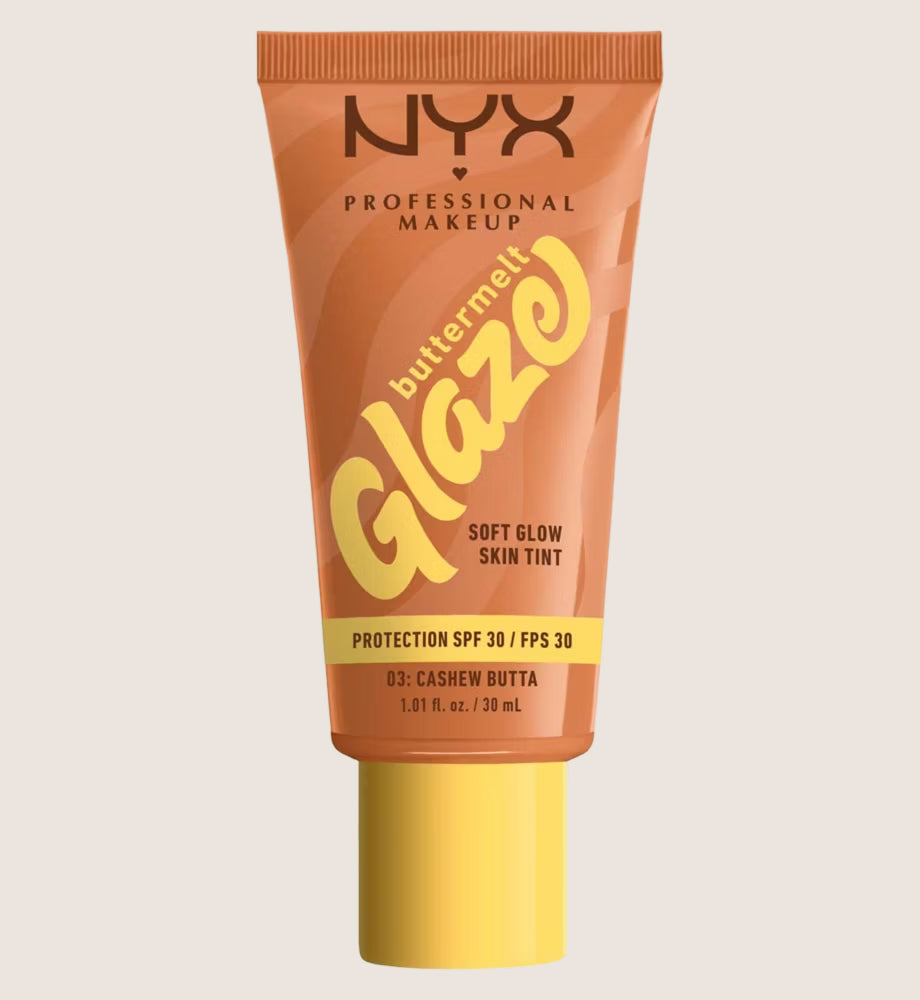 NYX Professional Makeup Buttermelt Glaze Soft Glow Skin Tint + SPF/FPS 30 Buttery Smooth Formula With SPF 30ml