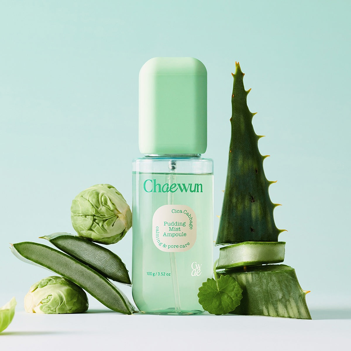 Chaewun Cica Cabbage Pudding Mist Ampoule 100g