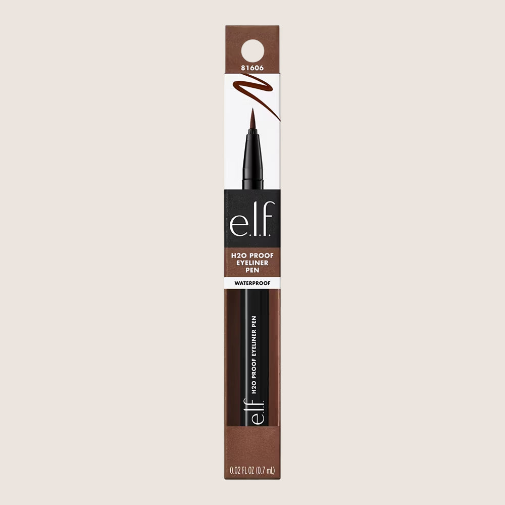 e.l.f. H2o Proof Eyeliner Pen Deep Brown Water Resistant 0.7ml