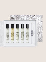 Diptyque Unisex Set of 5 Eau de Toilette | Floral & Woody Fragrance Discovery Collection