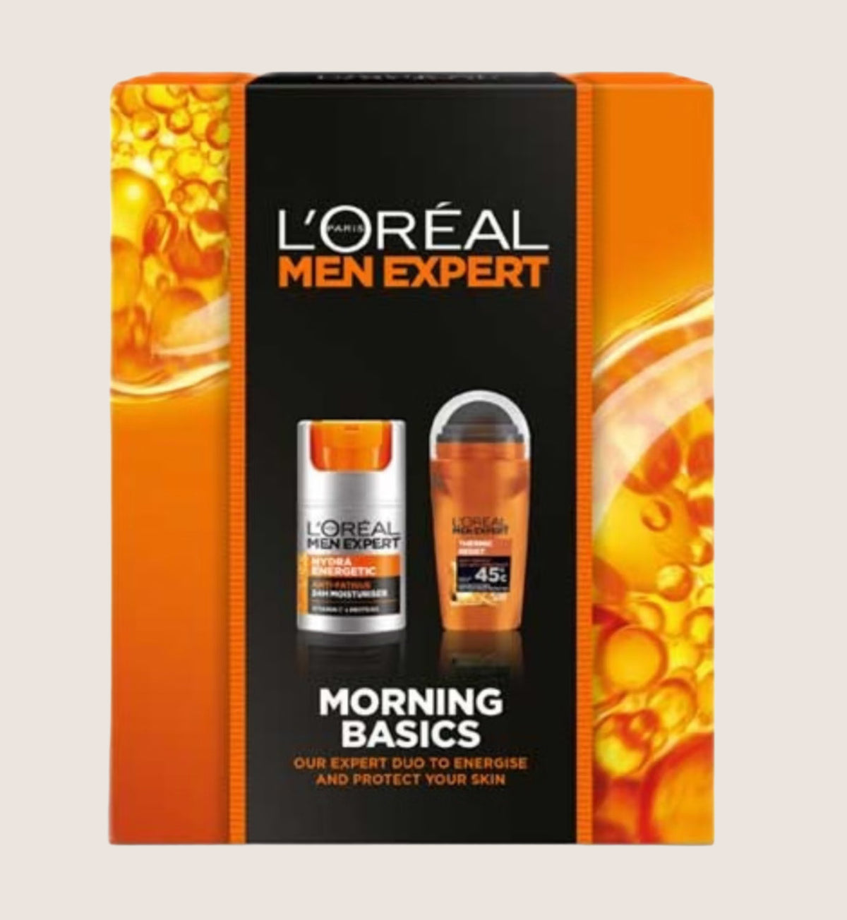 L'Oréal Men Expert Morning Basics Gift Set - Moisturiser & Roll-On Duo