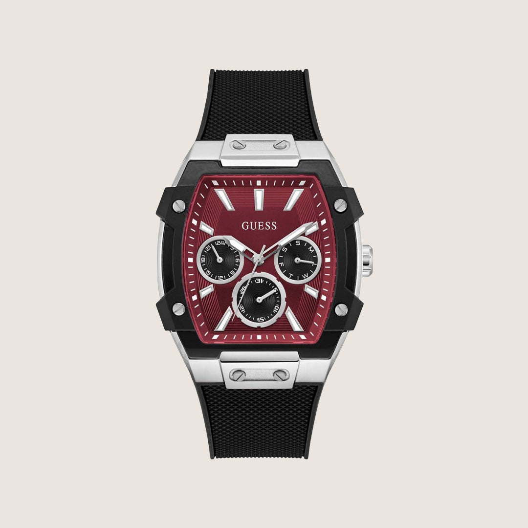 Guess Mens Phoenix Watch Red Dial GW0956G1
