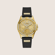 Guess Women's Lady Frontier Watch Crystals-Set Gold Dial W1160L1