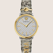 Versace Ladies Watch Gold Case Silver Dial VE8104422