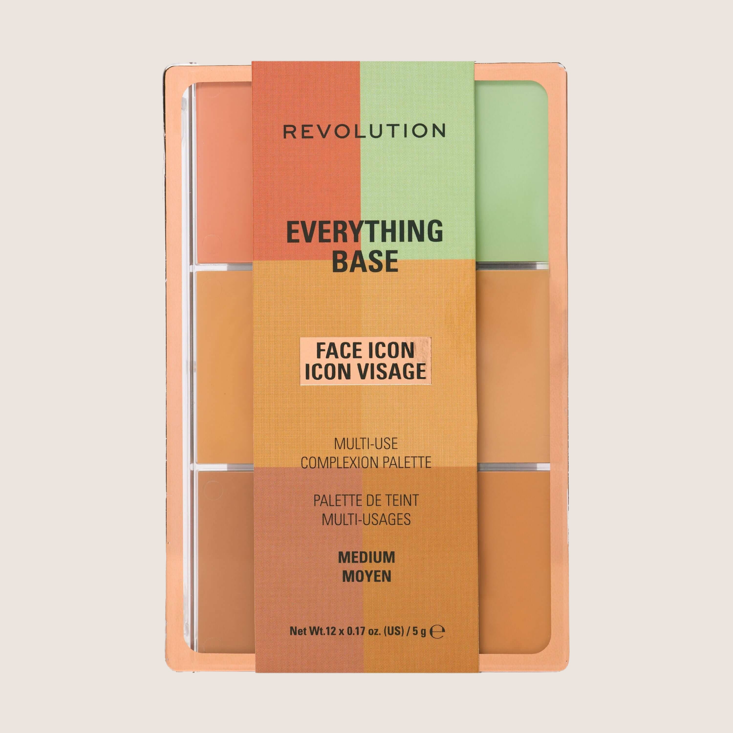Revolution Everything Base Face Icon Complexion Palette Premium Formula