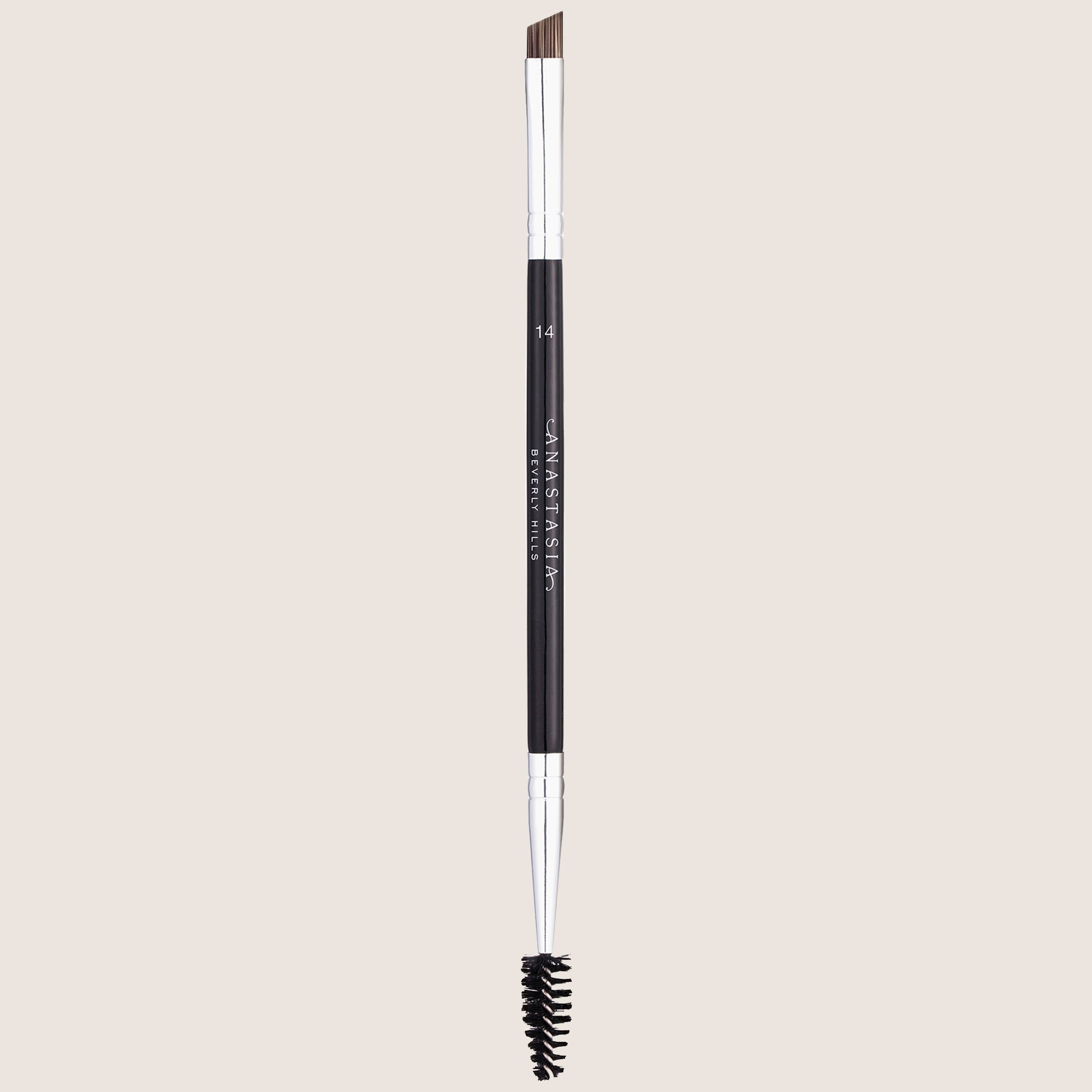 Anastasia Beverly Hills Dual-Ended Brush #14 Angled/Spoolie Synthetic