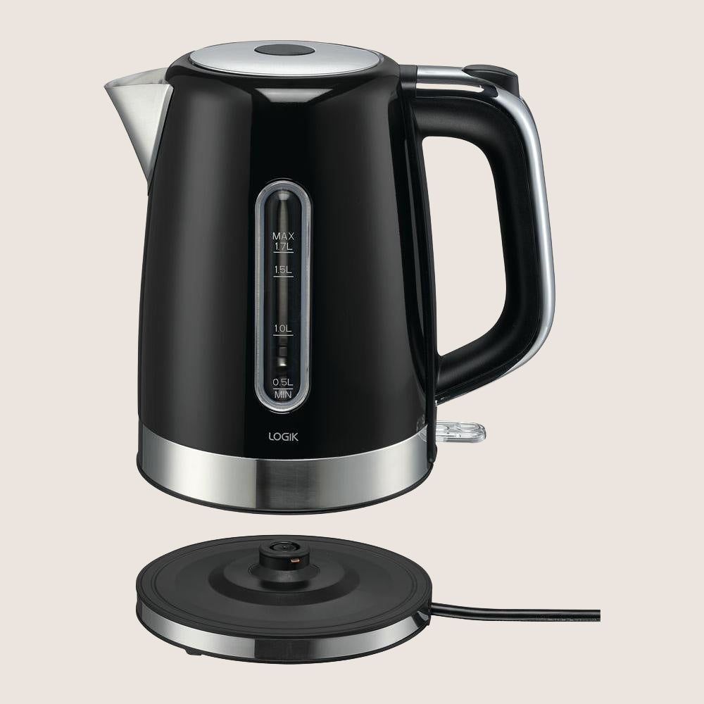 LOGIK L17SKB21 Jug Kettle with Slim Design 1.7L - Black