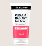 Neutrogena Clear & Radiant Face Scrub Daily Exfoliator with Vitamin C 150ml