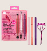 Real Techniques Double Time Brush Set Vegan & Cruelty Free