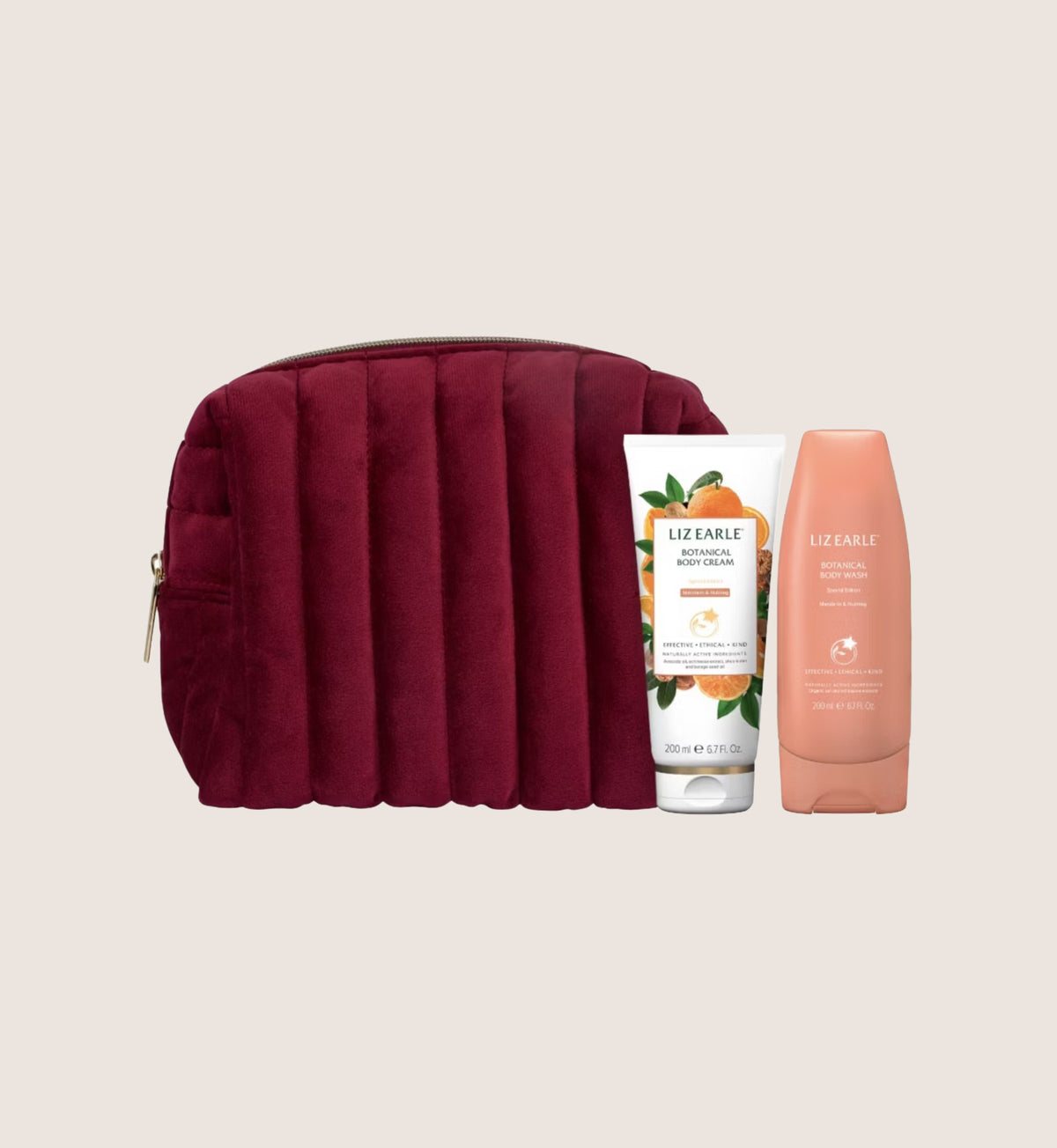 Liz Earle Special Edition Mandarin & Nutmeg Body Duo Bath & Body Gift Set For Her