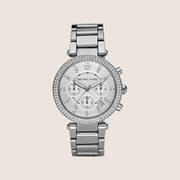 Michael Kors Women's Blair Chronograph Silver Dial Watch MK5353