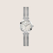 Guess Women's Array Watch Crystal-Set Silver Dial GW0471L1