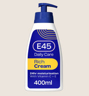 E45 Rich 24h Moisturiser Cream 24-Hour Hydration 400ml