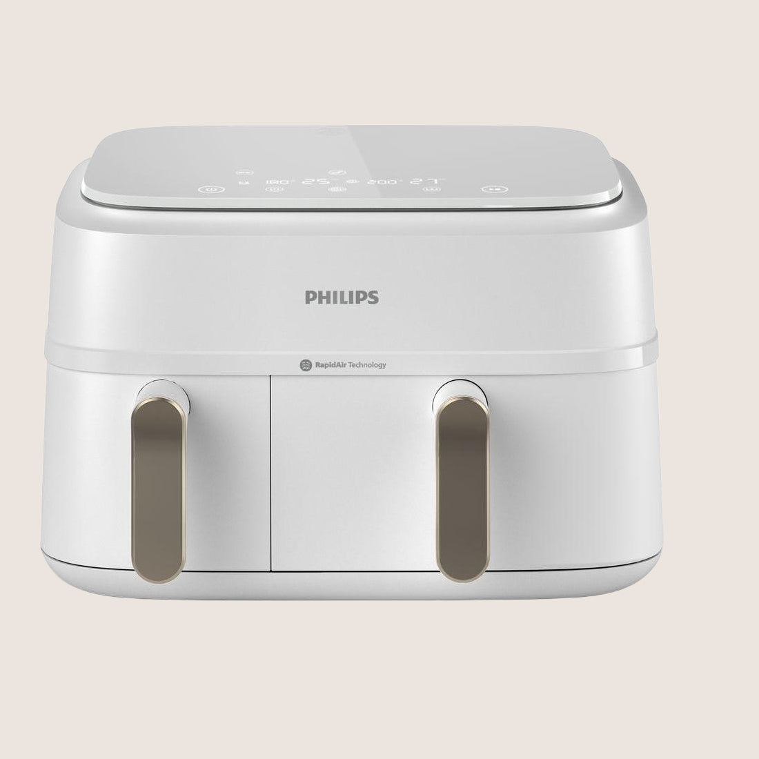 PHILIPS 3000 Series NA353/19 Dual Basket Air Fryer 9L - White