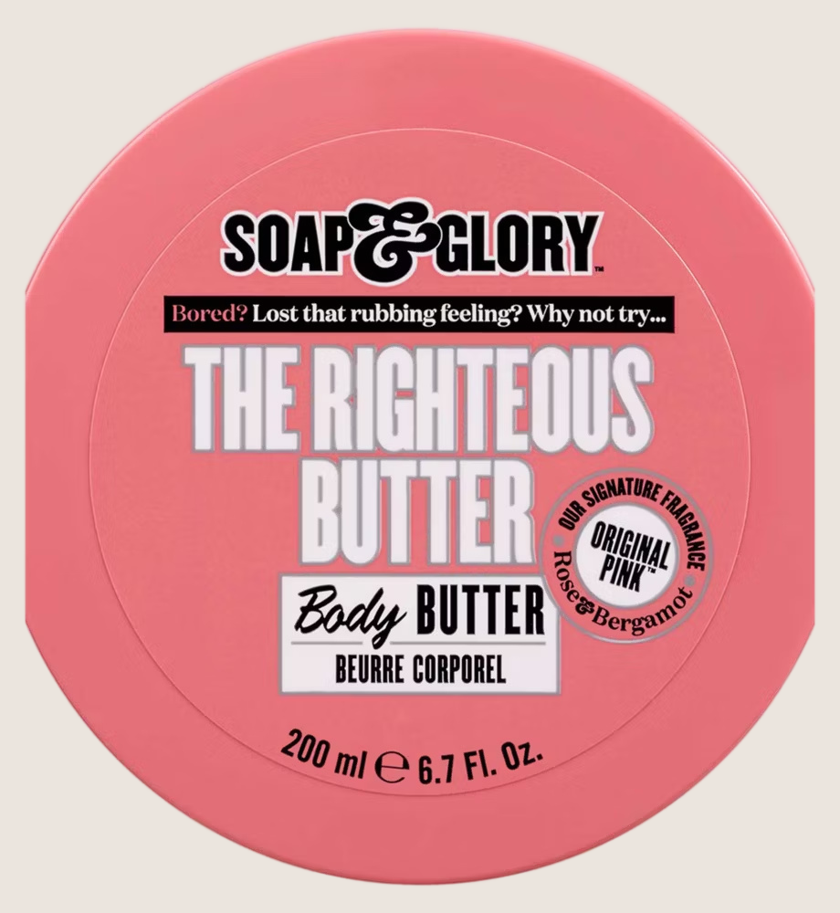 Soap & Glory Original Pink THE RIGHTEOUS BUTTER Body Butter Original Pink Fragrance Gentle Cleanse 200ml