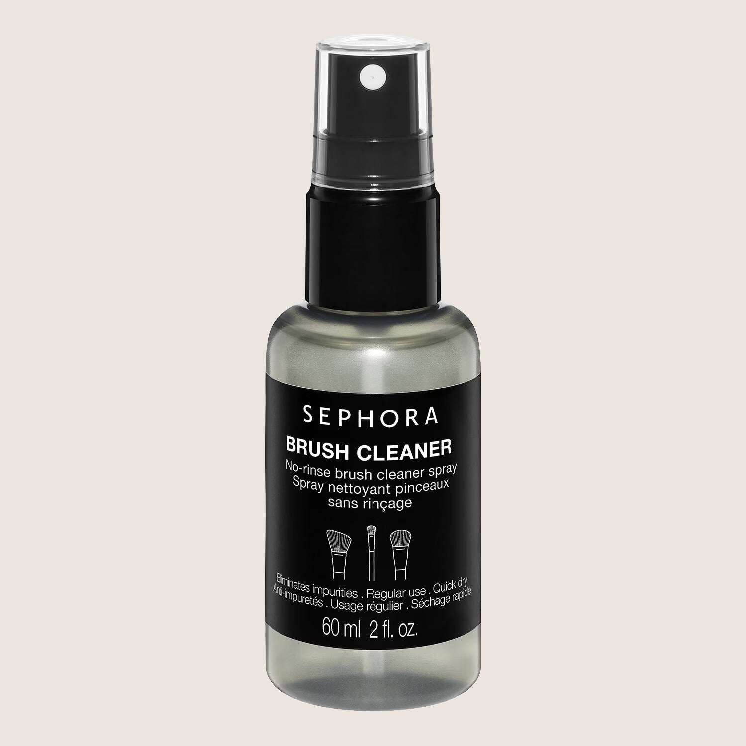 Sephora Collection No-Rinse Brush Cleaner Spray Instant Brush Cleaning 60ml
