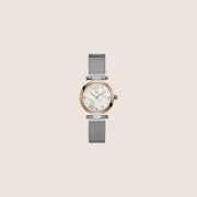 GC Ladies Rose Gold Bracelet White Mother Of Pearl Dial Roman Numeral Watch Y31003L1