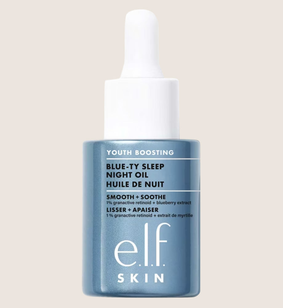 e.l.f. SKIN Youth Boosting Blue-ty Sleep Night Oil Non-Comedogenic