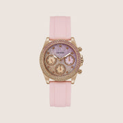 Guess Women's Two Tone Dial Watch Crystal-Set Two Tone Dial GW0032L4