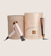 ghd Deluxe Speed Hair Dryer And Chronos Hair Straightener Festive Edition In Cashmere Beige Beauty Gift Set For Her