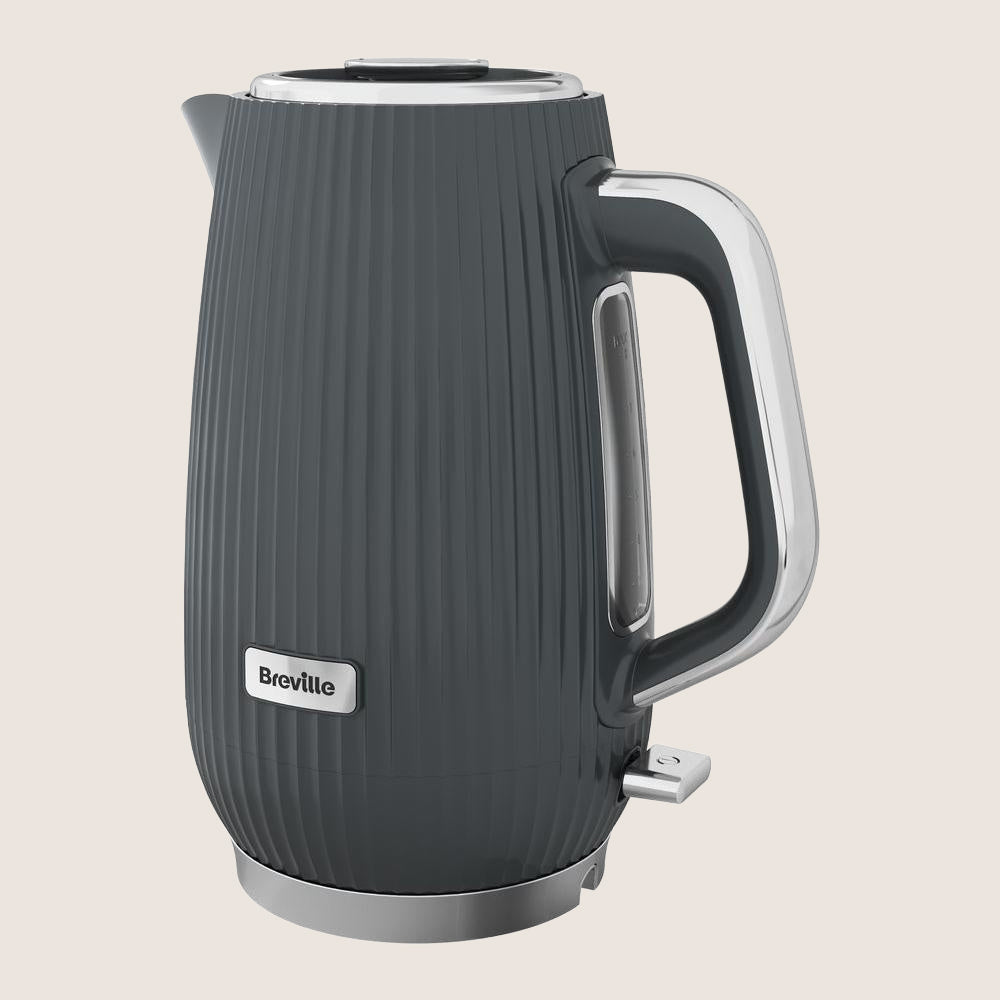 BREVILLE Linear VKT245 Jug Kettle with Precision Pour Spout 1.7L - Grey & Chrome