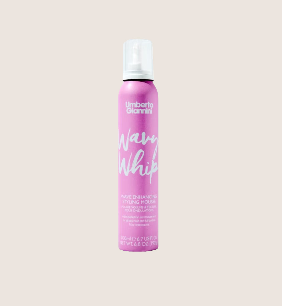 Umberto Giannini Wavy Whip Wave Enhancing Styling Mousse Wave Defining 200ml