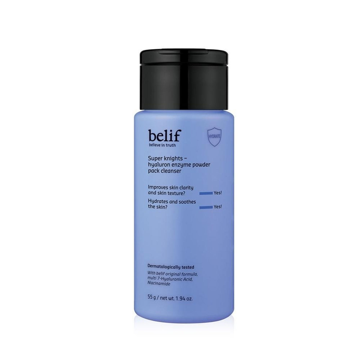 belif Super Knights Hyaluron Enzyme Powder Pack Cleanser 55g