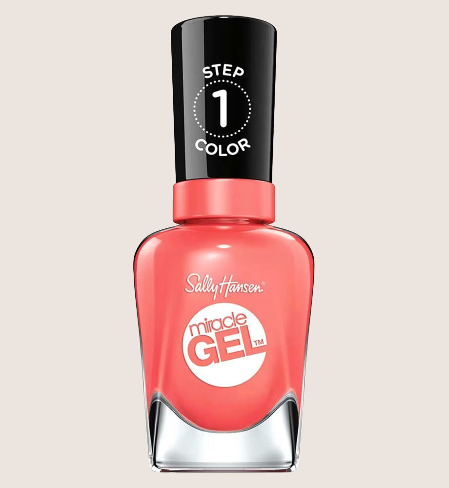 Sally Hansen Miracle Gel Nail Polish, Malibu Peach