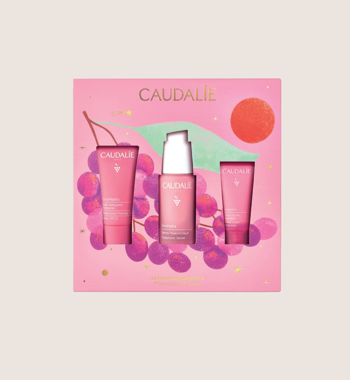 Caudalie VinoHydra Hydrating Routine Skincare Gift Set For Her