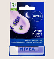 NIVEA Lavender Overnight Care Lip Balm 4.8g
