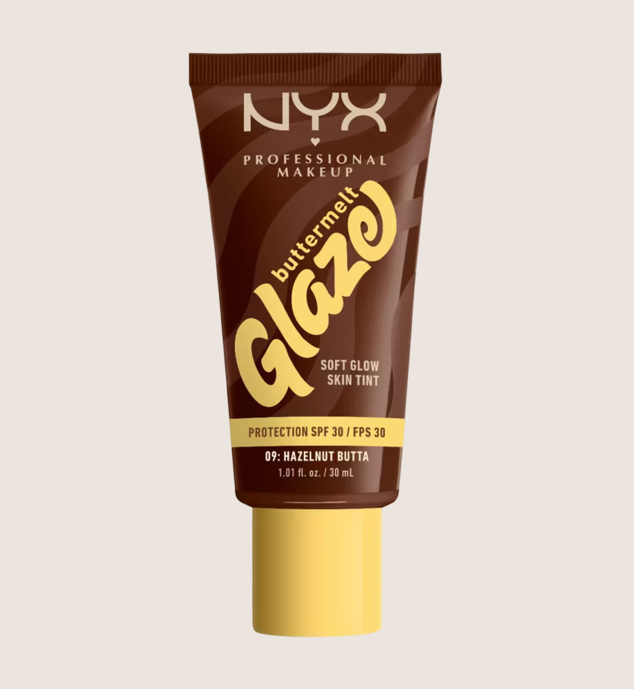 NYX Professional Makeup Buttermelt Glaze Soft Glow Skin Tint + SPF/FPS 30 Buttery Smooth Formula With SPF 30ml