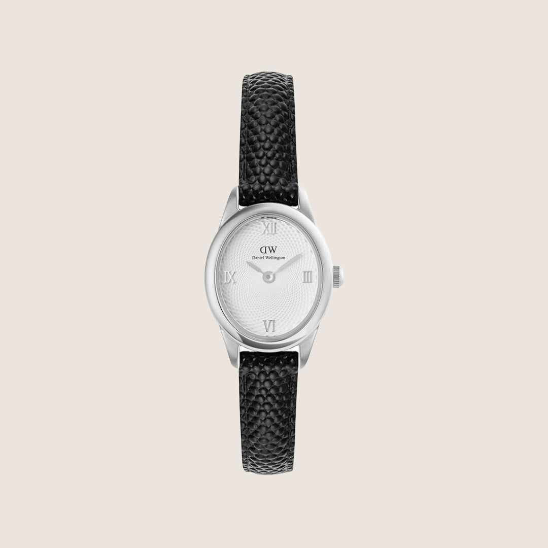 Daniel Wellington Women's Ophelia Silver Leather Silver Dial Watch DW00100887