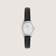 Daniel Wellington Women's Ophelia Silver Leather Silver Dial Watch DW00100887