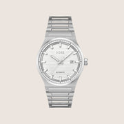 BOSS Men's Automatic White Dial Silver Bracelet Watch 1514186