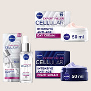 NIVEA Day Cream Night Cream & Serum Bundle Serum & Cream Set