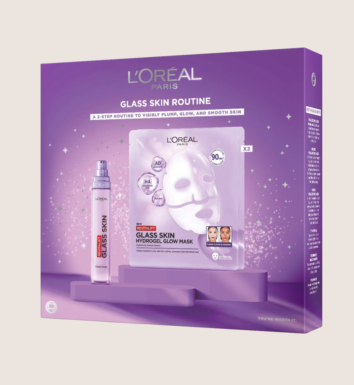 L'Oréal Paris Glass Skin Duo Skincare Gift Set For Her