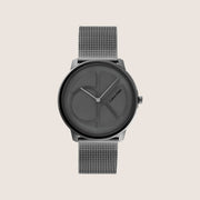 Calvin Klein Men's Watch Gunmetal Bracelet Grey Dial Minimalist 25200030