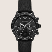 Emporio Armani Mens Watch Black Textile Strap AR11453