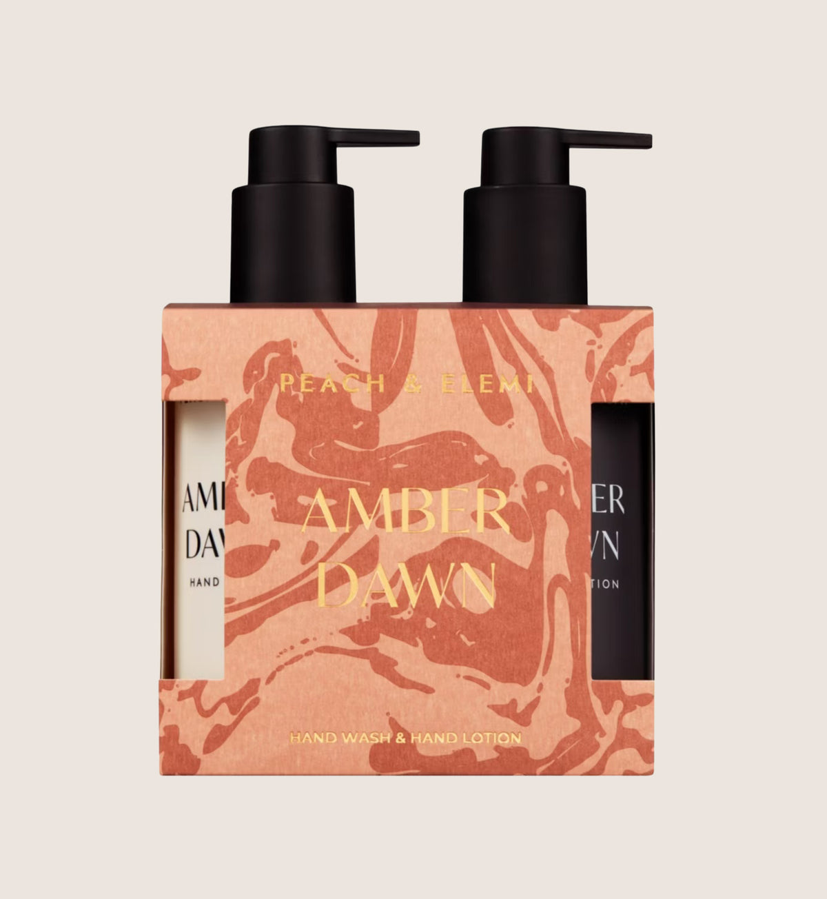 Amber Dawn Peach & Elemi Hand Duo Bath & Body Gift Set For Her