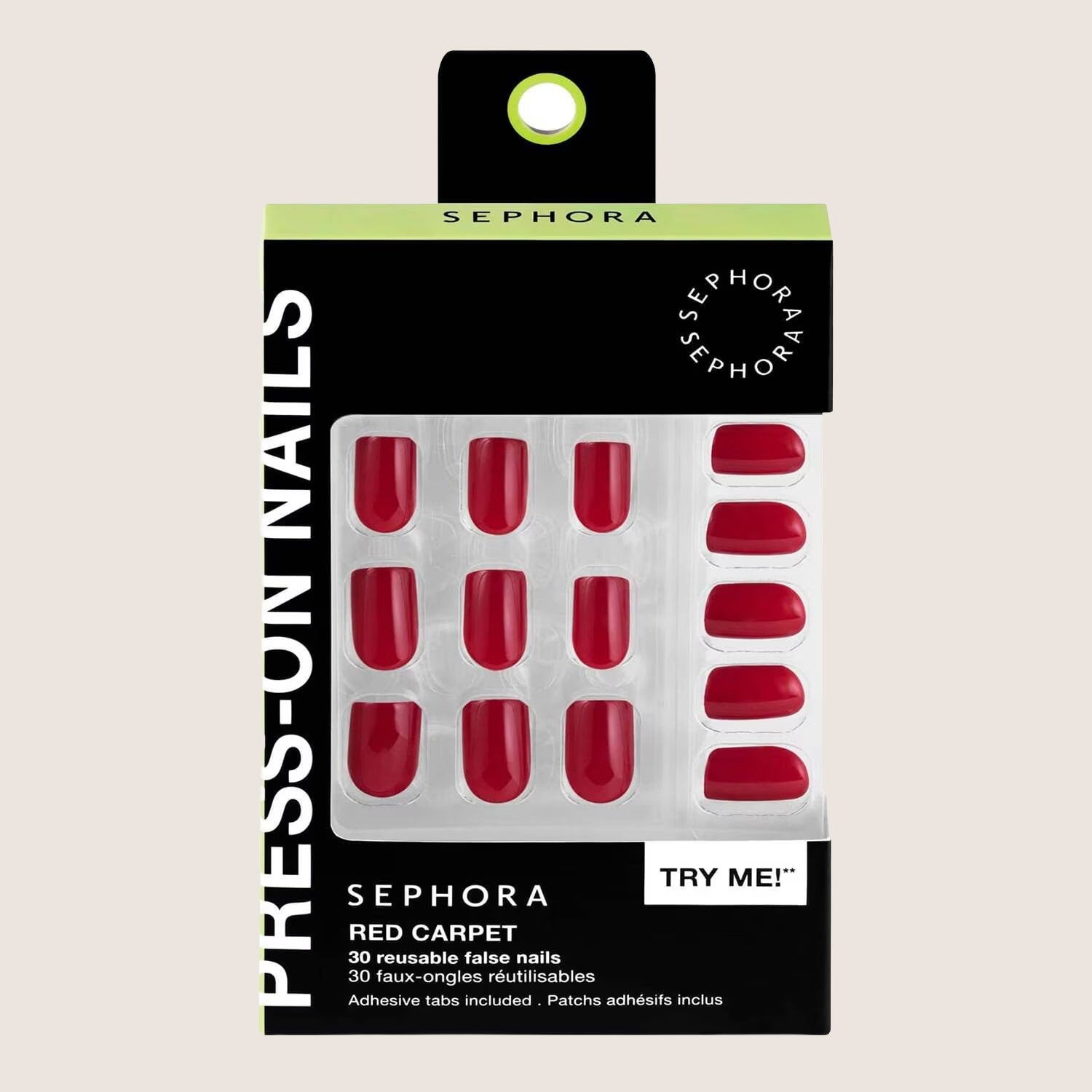 Sephora Collection Press-On Nails Kit Gel-Effect Manicure x30 Nails