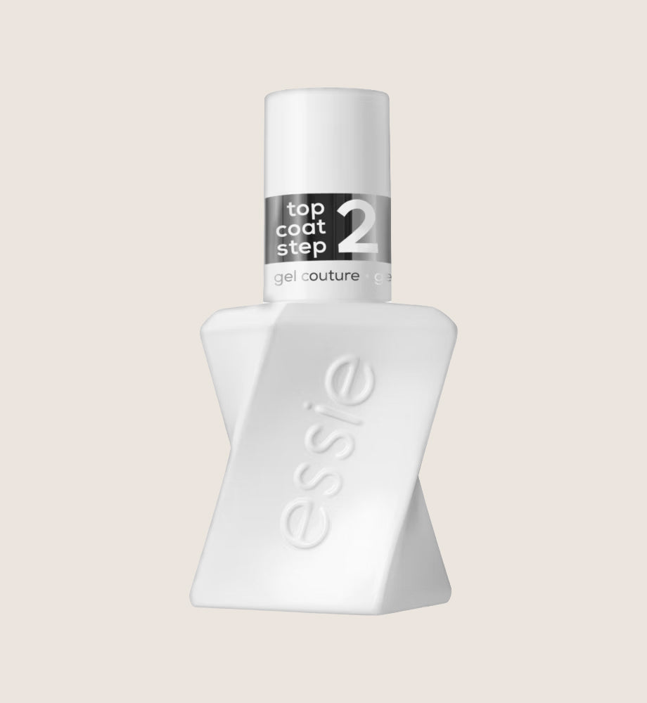 Essie gel couture gel-like nail polish-gel top coat Glossy Finish