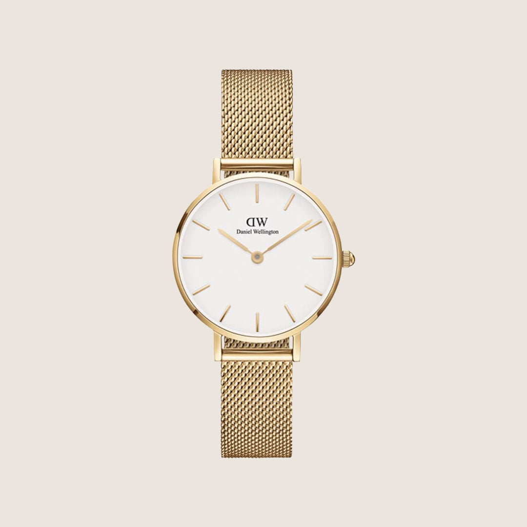 Daniel Wellington Women's Petite Evergold Gold White Dial Watch DW00100350