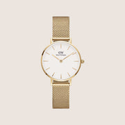 Daniel Wellington Women's Petite Evergold Gold White Dial Watch DW00100350