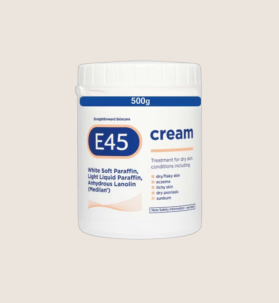 E45 Cream Clinically Proven Treatment for Dry Skin & Eczema 500g
