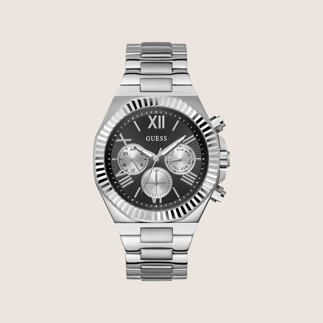 Guess Mens Equity Watch Black Dial GW0703G1
